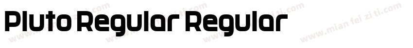 Pluto Regular Regular字体转换